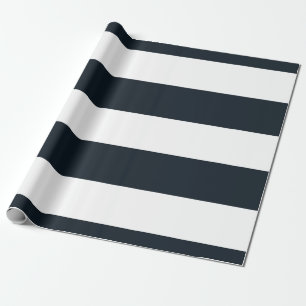Streifen (schwarz und weiß) individuell einstellba geschenkpapier
