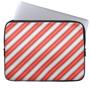 Streifen-Süßmuster Laptopschutzhülle