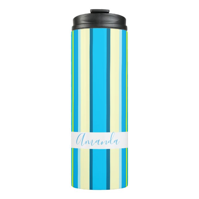 Streifen Thermosbecher (Vorderseite)