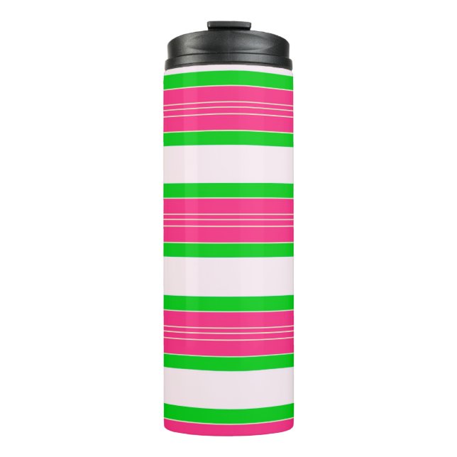 Streifen Thermosbecher (Vorderseite)