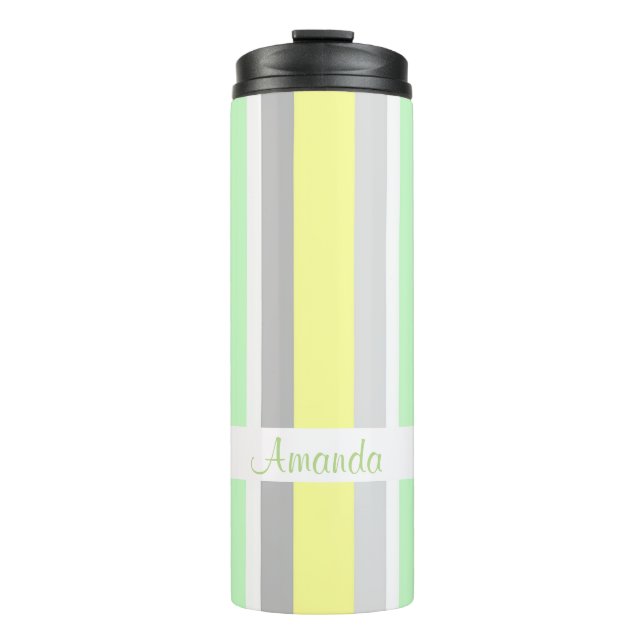 Streifen Thermosbecher (Vorderseite)