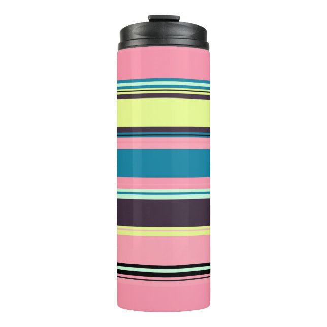 Streifen Thermosbecher (Vorderseite)