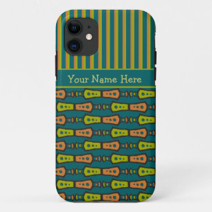 Streifen, Tribal Muster, Aquamarin: iPhone 5/5s Ca Case-Mate iPhone Hülle