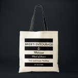 Streifen und das Gefolge-Tasche der Anker-Seebraut Tragetasche<br><div class="desc">Diese moderne Tasche ist für eine Hochzeit in Urlaubsort oder eine Hochzeit mit einem Strand- oder Sommerthema ideal. Sie kennzeichnet horizontale Streifen in zwei Farben mit einem Anker in einem der Streifen. Diese Tasche macht ein perfektes Geschenk für eine Trauzeugin, Brautjungfern, Mutter der Braut oder jede mögliche andere Person im...</div>