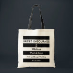 Streifen und das Gefolge-Tasche der Anker-Seebraut Tragetasche<br><div class="desc">Diese moderne Tasche ist für eine Hochzeit in Urlaubsort oder eine Hochzeit mit einem Strand- oder Sommerthema ideal. Sie kennzeichnet horizontale Streifen in zwei Farben mit einem Anker in einem der Streifen. Diese Tasche macht ein perfektes Geschenk für eine Trauzeugin, Brautjungfern, Mutter der Braut oder jede mögliche andere Person im...</div>