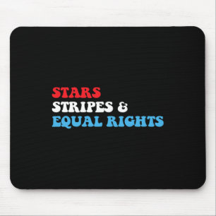Streifen und Gleichberechtigung 4. Juli Patriotisc Mousepad