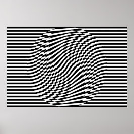 Streifen und Kreise I Poster