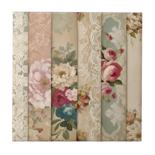 Streifen Vintag Fliese