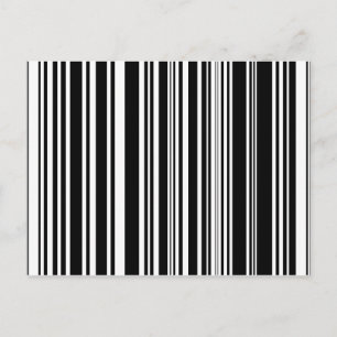 Streifen vor den Augen Postkarte