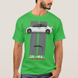 Streifen Weiß Grau T-Shirt