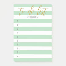 Streifenbürste in einer Liste