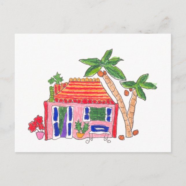 StreifenDachstühle Postkarte (Vorderseite)