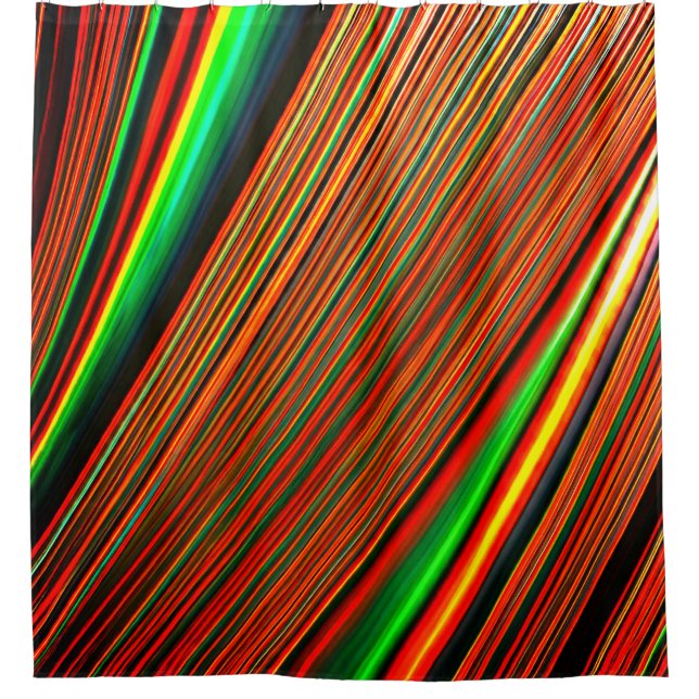 Streifendesign Duschvorhang (Vorderseite)