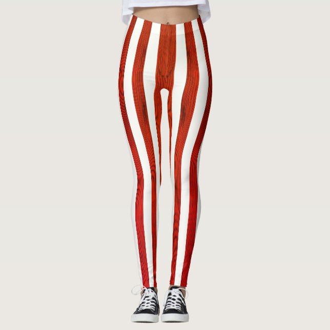 Streifendesign Leggings (Vorderseite)
