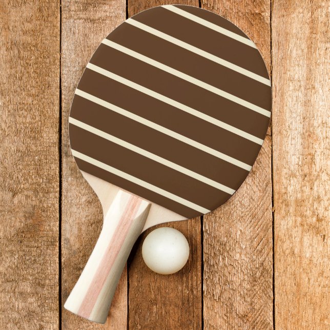 Streifenfarbe Tiefwald Braune Farbe Tischtennis Schläger (Von Creator hochgeladen)