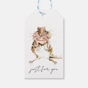 Streifenhörnchen Geschenkanhänger
