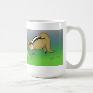 Streifenhörnchen mit Eistüten Tasse