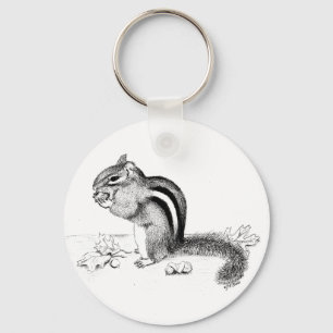 Streifenhörnchen Schlüsselanhänger