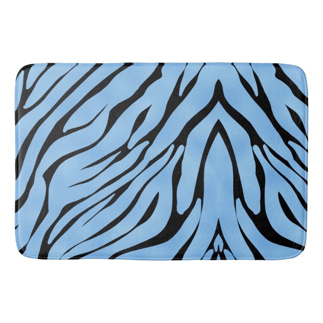 Streifenmuster des Zebras Badematte (Vorderseite)