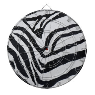 Streifenmuster des Zebras Dartscheibe