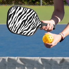 Streifenmuster des Zebras Pickleball Schläger