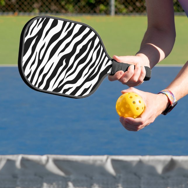 Streifenmuster des Zebras Pickleball Schläger (InSitu)
