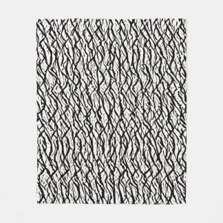 Streifenmuster Fleecedecke