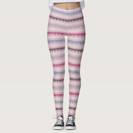 Streifenmuster für Herz und Kreislauf Leggings