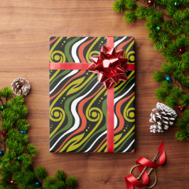 Streifenmuster geschenkpapier