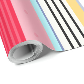 Streifenmuster Luxuswrapping Paper Geschenkpapier
