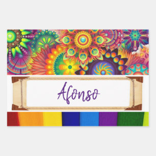 Streifenpapier Geschenkpapier Set