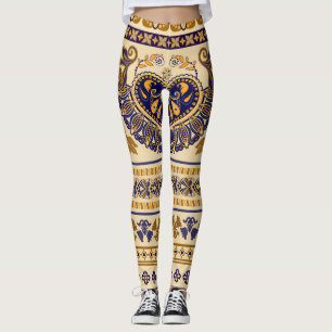 Streifenpapier Leggings