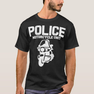 Streifenpolizist Motorradstaffel Autobahnpolizei T-Shirt