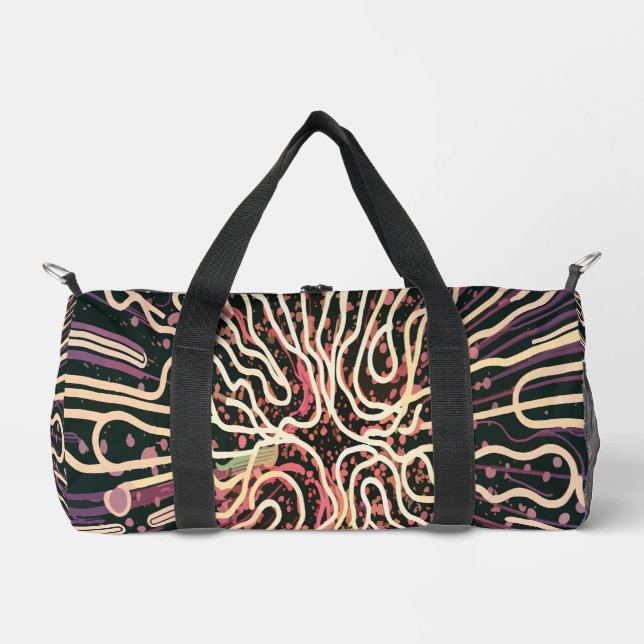 Streifenstruktur Duffle Bag (Vorderseite)