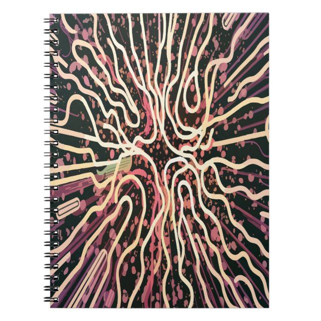 Streifenstruktur Notizblock (Vorderseite)