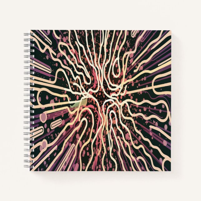 Streifenstruktur Notizbuch (Vorderseite)