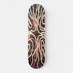 Streifenstruktur Skateboard