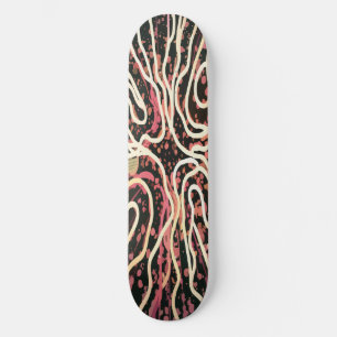 Streifenstruktur Skateboard