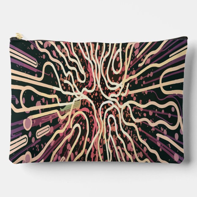 Streifenstruktur Zubehörtasche (Vorderseite)