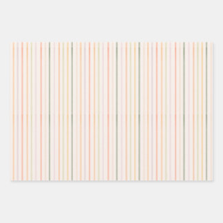 Streifenverpackung Geschenkpapier Set