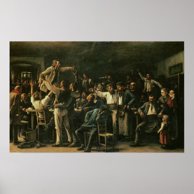 Streik, 1895 poster (Vorne)