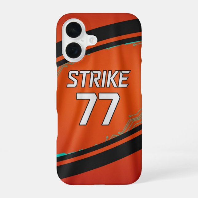 Streik 77 iPhone 16 hülle (Rückseite)