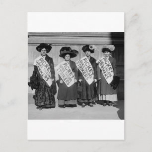Streik der Ladys Tailors, 1910 Postkarte