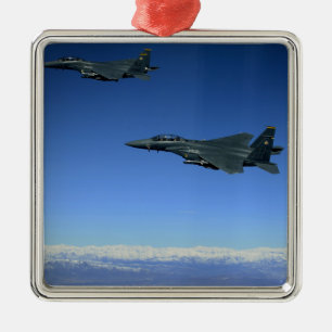 Streik Eagles 2 der US-Luftwaffe-F-15E Ornament Aus Metall