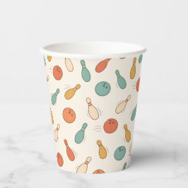 Streik mit etwas Spass Bowling-Party Kinder 1. Geb Pappbecher