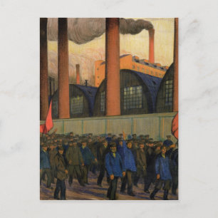 Streik Postkarte