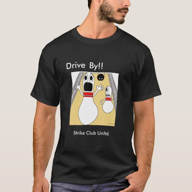 Streik-Verein Unltd. "Fahren Sie vorbei!" II -- T-Shirt (Vorderseite)