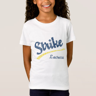 Streiklacrosse-Mädchen-Shirt-Version 2 T-Shirt