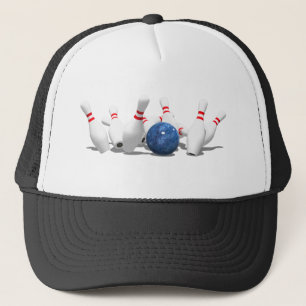 Streit! Bowling Ball & Buttone: Truckerkappe
