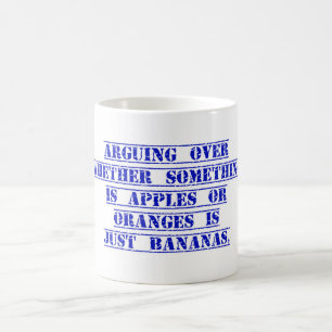 Streit darüber, ob etwas kaffeetasse